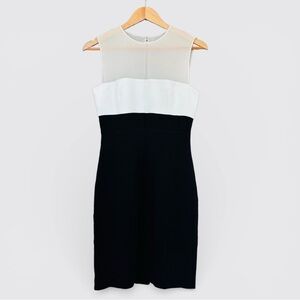 NARCISO RODRIGUEZ Black and White
Silk Mid-length Dress